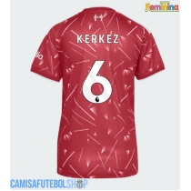 Camisa de time de futebol Liverpool Milos Kerkez #6 Replicas 1º Equipamento Feminina 2026-27 Manga Curta